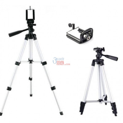 Youtuber Portable Tripod Stand 3110 And Free Gift Of Mobile Holder